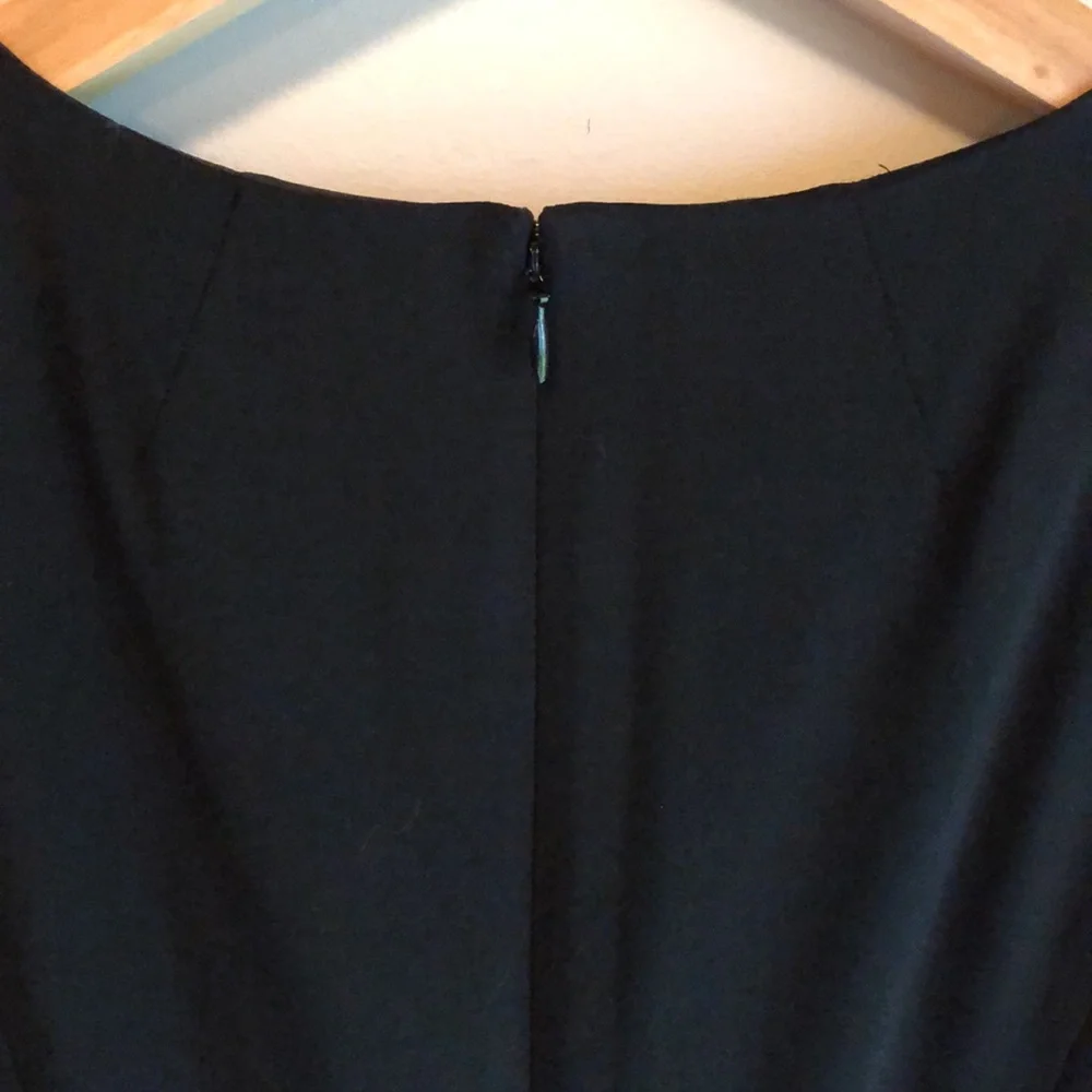 J. Crew 2 Tall black wool cashmere sleeveless black dress size 2T - Picture 5 of 7